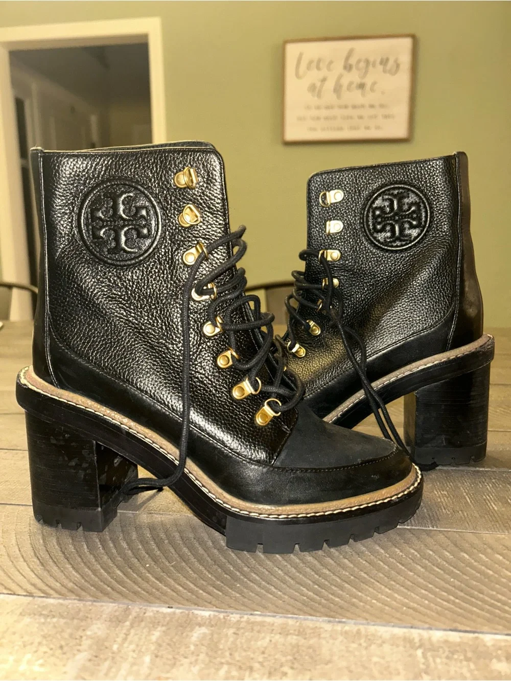 Tory Burch black leather